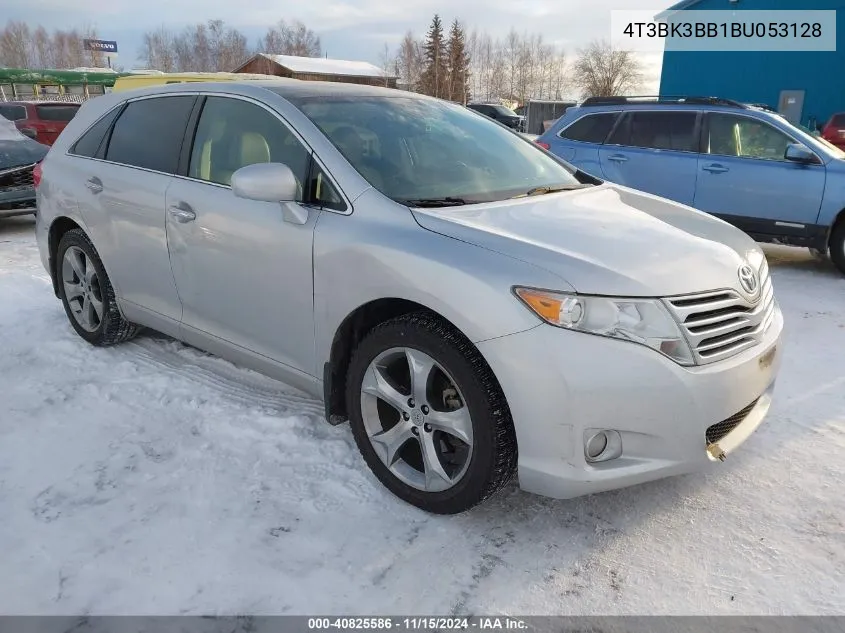 2011 Toyota Venza Base V6 VIN: 4T3BK3BB1BU053128 Lot: 40825586