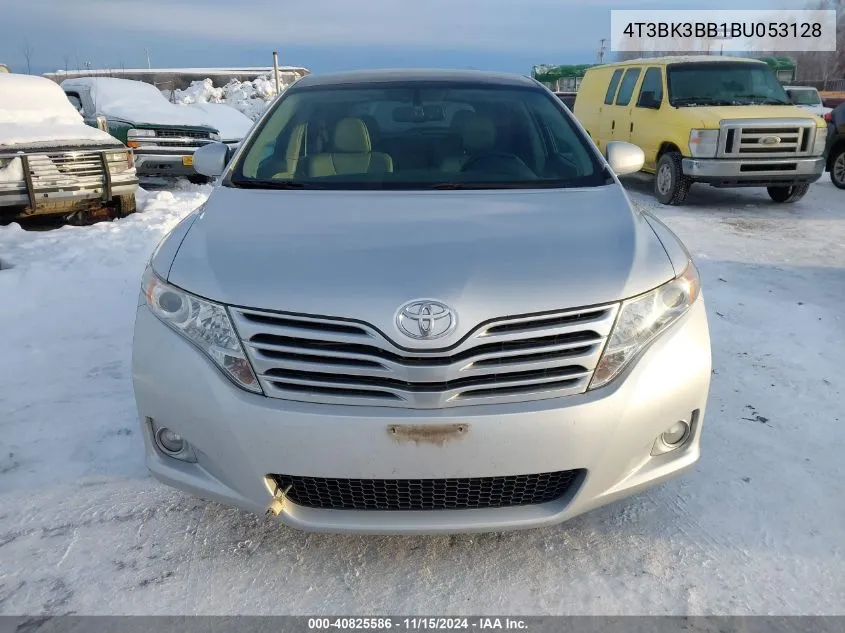 2011 Toyota Venza Base V6 VIN: 4T3BK3BB1BU053128 Lot: 40825586