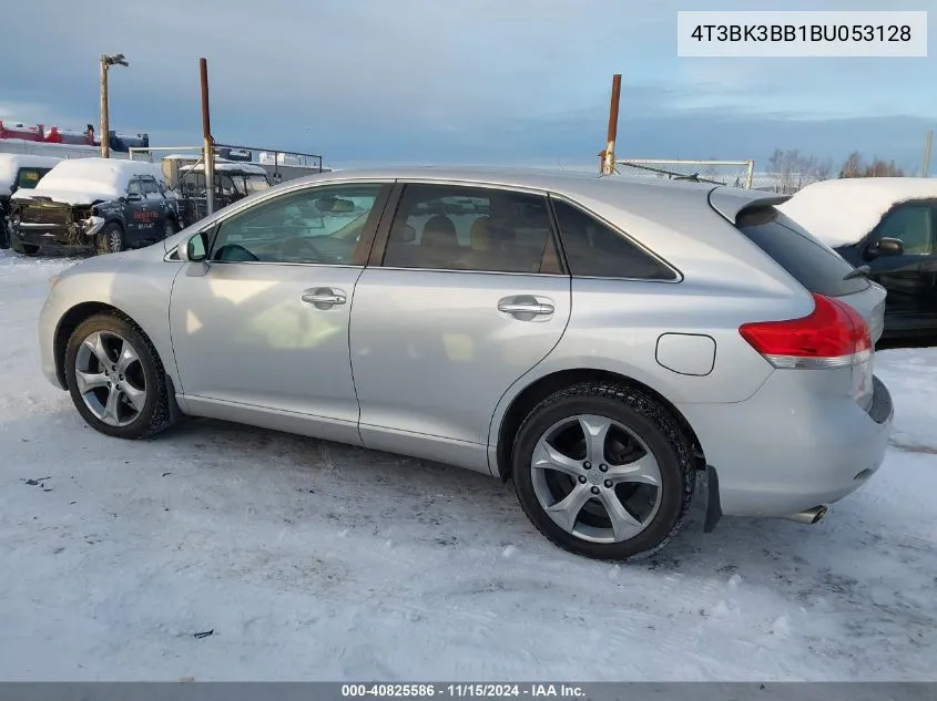 2011 Toyota Venza Base V6 VIN: 4T3BK3BB1BU053128 Lot: 40825586