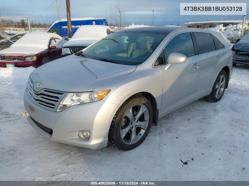 2011 Toyota Venza Base V6 VIN: 4T3BK3BB1BU053128 Lot: 40825586