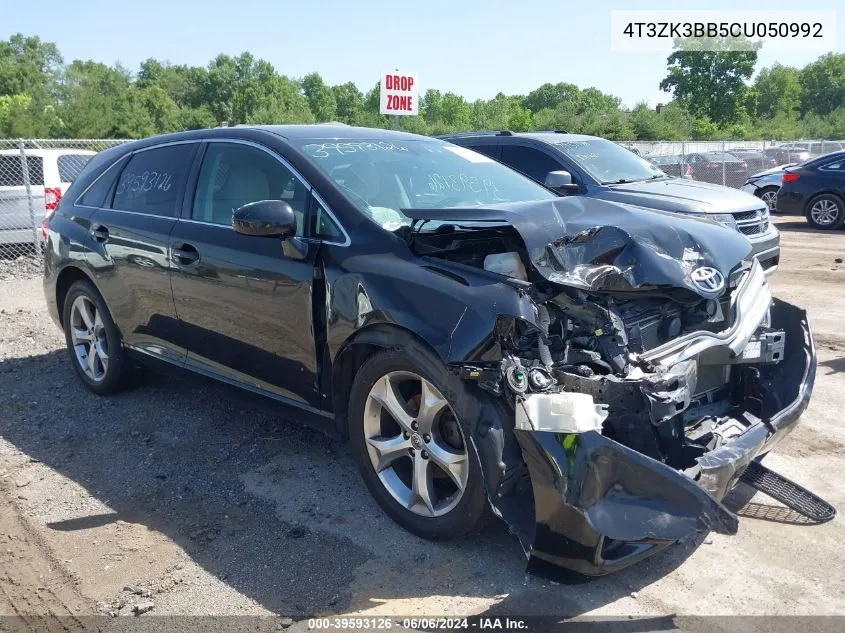 4T3ZK3BB5CU050992 2012 Toyota Venza Le V6