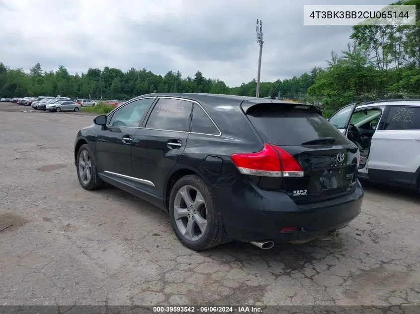 4T3BK3BB2CU065144 2012 Toyota Venza Limited V6