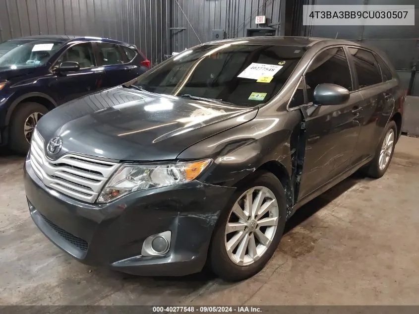 4T3BA3BB9CU030507 2012 Toyota Venza Le