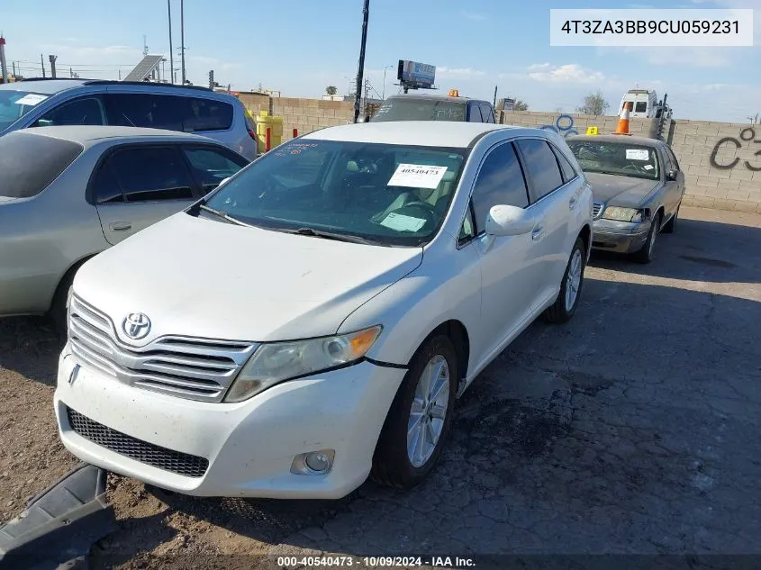 4T3ZA3BB9CU059231 2012 Toyota Venza Xle