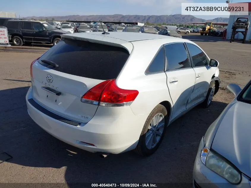 4T3ZA3BB9CU059231 2012 Toyota Venza Xle