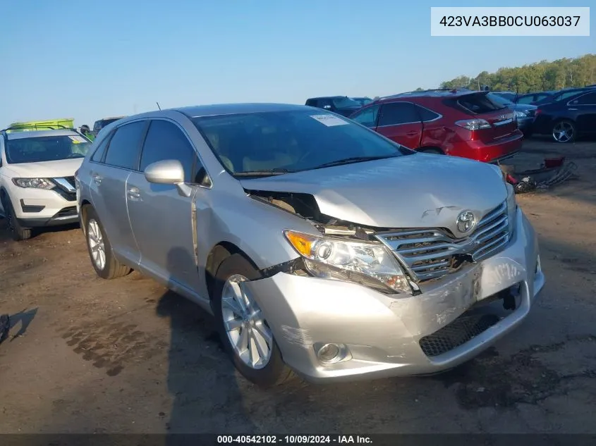 423VA3BB0CU063037 2012 Toyota Venza