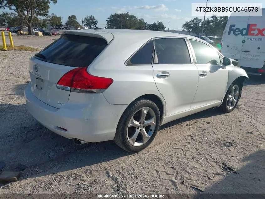 2012 Toyota Venza Xle V6 VIN: 4T3ZK3BB9CU046573 Lot: 40549526