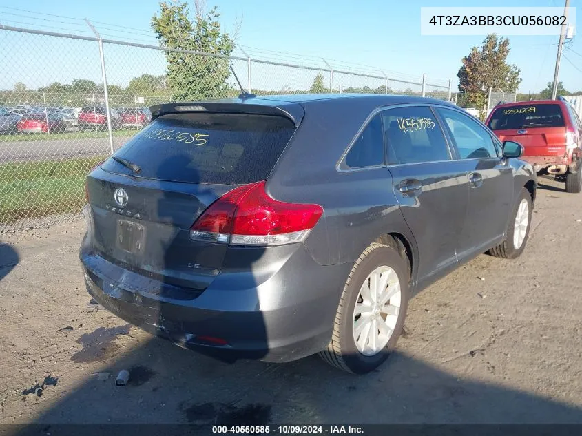 4T3ZA3BB3CU056082 2012 Toyota Venza Le/Xle