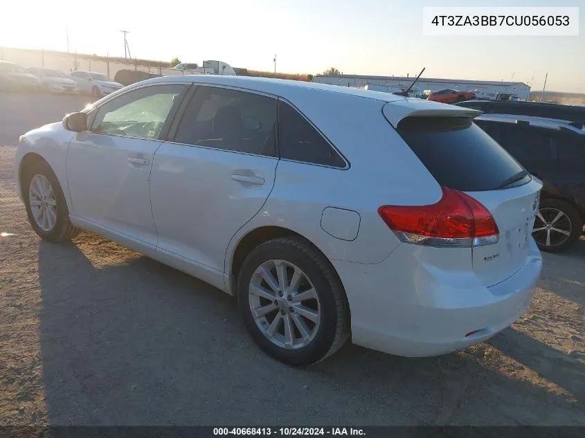 4T3ZA3BB7CU056053 2012 Toyota Venza Le/Xle