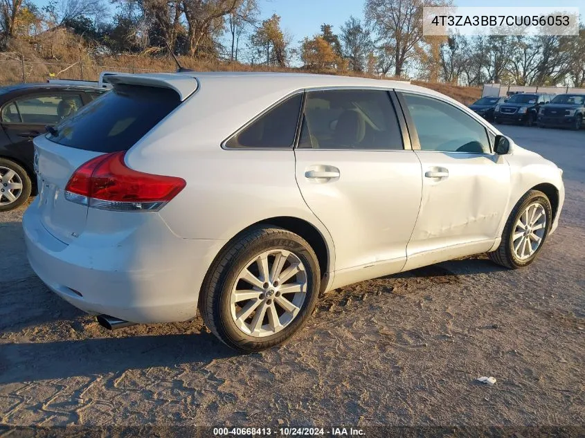 4T3ZA3BB7CU056053 2012 Toyota Venza Le/Xle