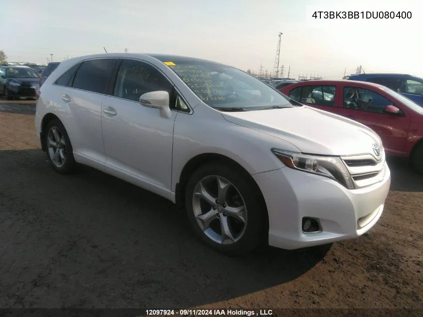 2013 Toyota Venza Le/Xle/Limited VIN: 4T3BK3BB1DU080400 Lot: 12097924