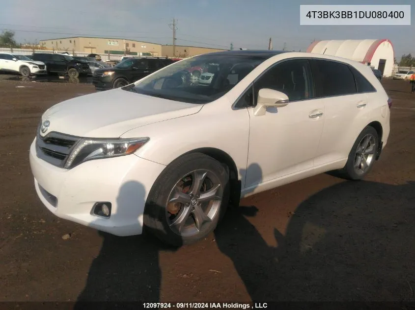 2013 Toyota Venza Le/Xle/Limited VIN: 4T3BK3BB1DU080400 Lot: 12097924