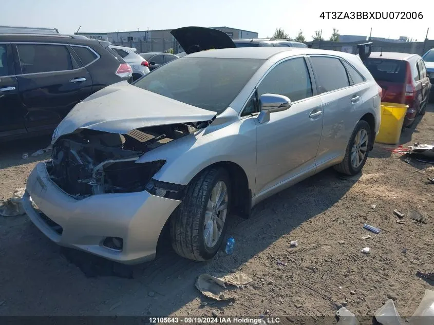 4T3ZA3BBXDU072006 2013 Toyota Venza Le/Xle