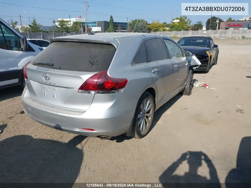 4T3ZA3BBXDU072006 2013 Toyota Venza Le/Xle