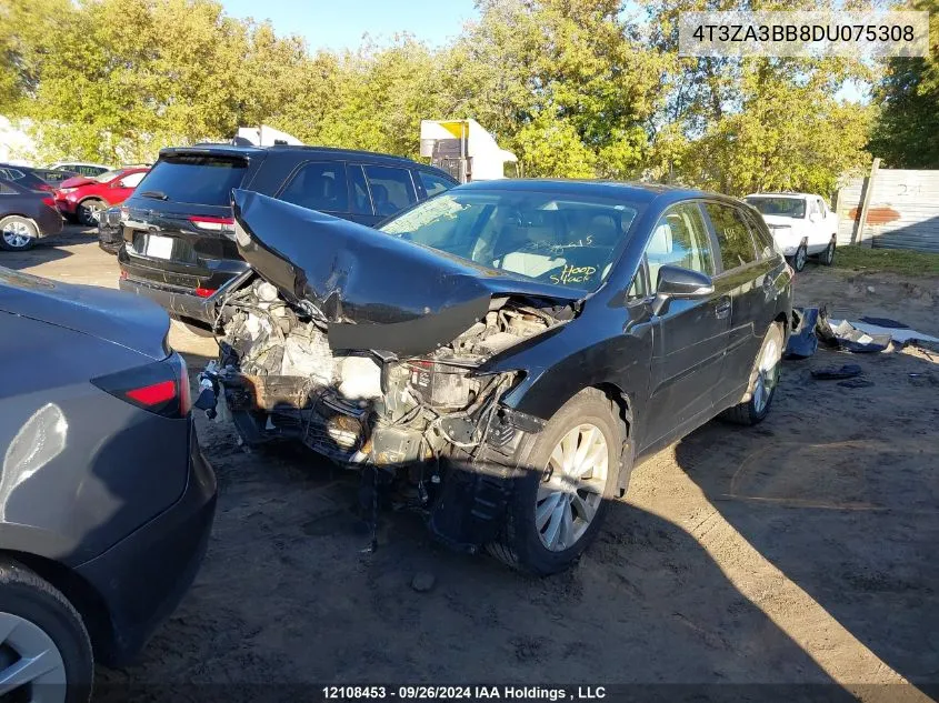 2013 Toyota Venza Le/Xle VIN: 4T3ZA3BB8DU075308 Lot: 12108453