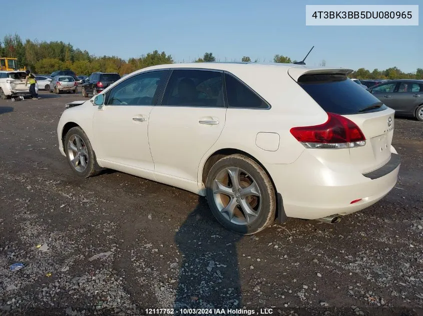 2013 Toyota Venza Base V6 VIN: 4T3BK3BB5DU080965 Lot: 12117752