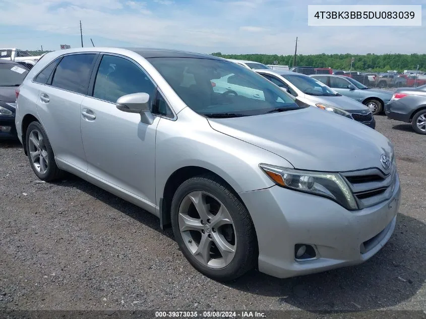 2013 Toyota Venza Limited V6 VIN: 4T3BK3BB5DU083039 Lot: 39373035