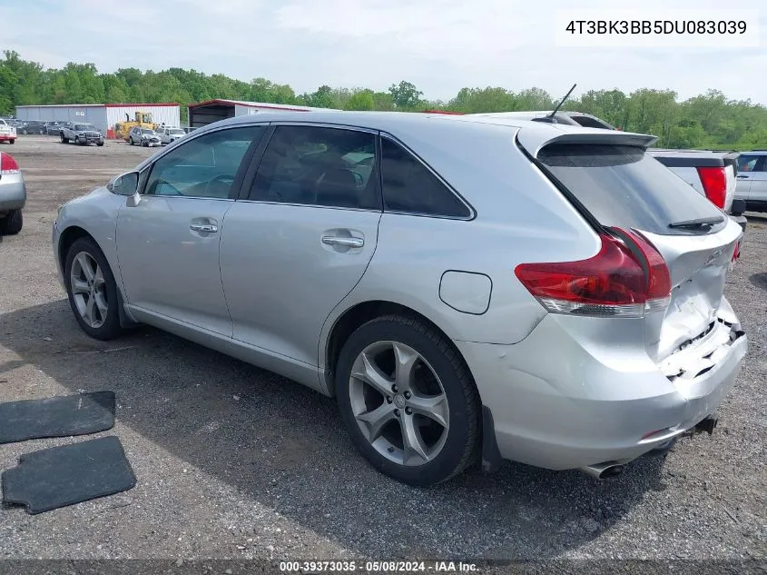 2013 Toyota Venza Limited V6 VIN: 4T3BK3BB5DU083039 Lot: 39373035