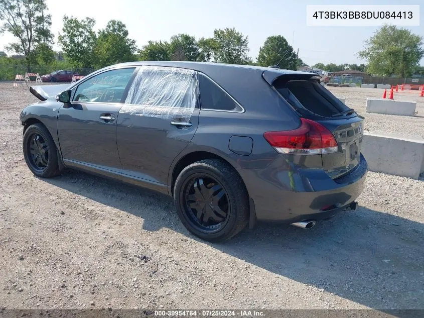 2013 Toyota Venza Xle V6 VIN: 4T3BK3BB8DU084413 Lot: 39954764