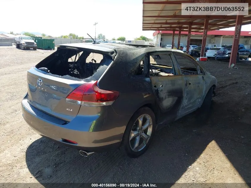 4T3ZK3BB7DU063552 2013 Toyota Venza Xle V6