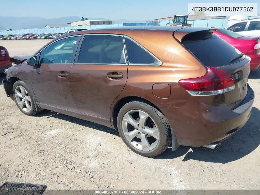 4T3BK3BB1DU077562 2013 Toyota Venza Base V6