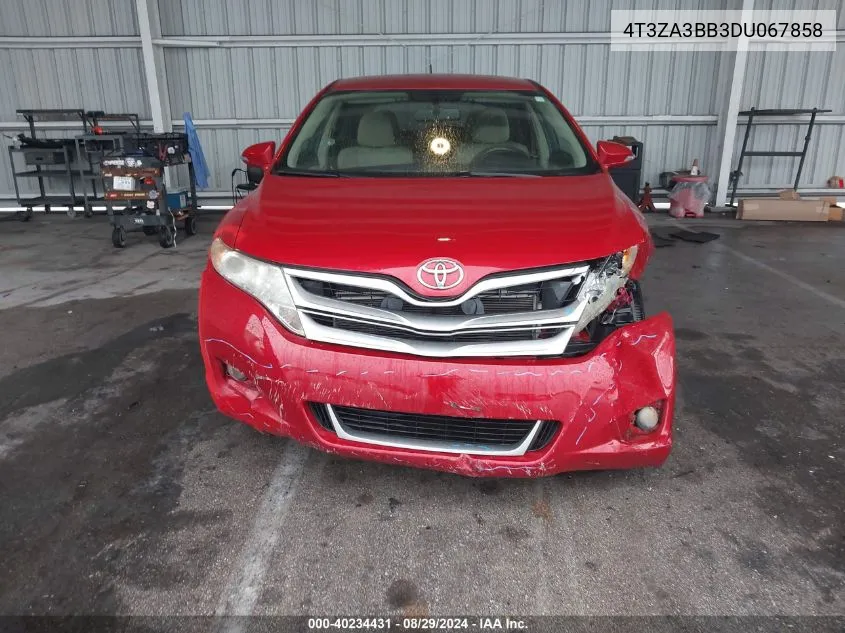 2013 Toyota Venza Le VIN: 4T3ZA3BB3DU067858 Lot: 40234431