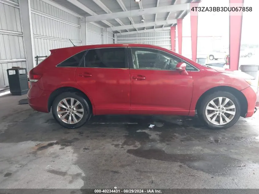 2013 Toyota Venza Le VIN: 4T3ZA3BB3DU067858 Lot: 40234431