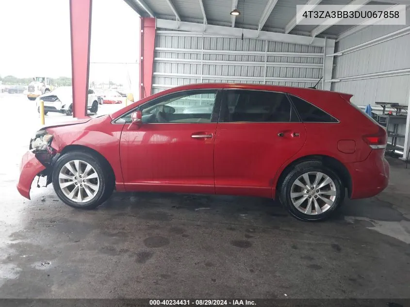 2013 Toyota Venza Le VIN: 4T3ZA3BB3DU067858 Lot: 40234431