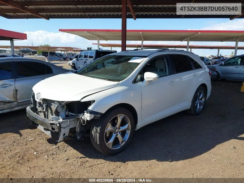 2013 Toyota Venza Le V6 VIN: 4T3ZK3BB7DU057640 Lot: 40239695