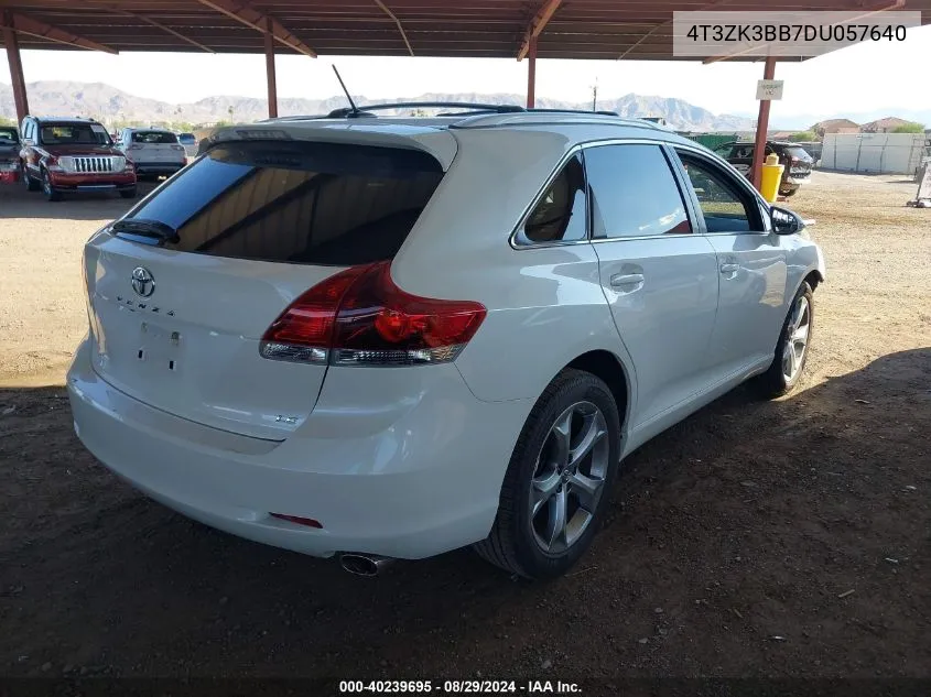 2013 Toyota Venza Le V6 VIN: 4T3ZK3BB7DU057640 Lot: 40239695