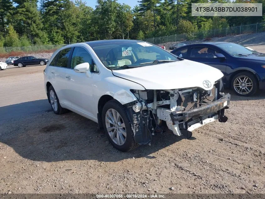 2013 Toyota Venza Xle VIN: 4T3BA3BB7DU038901 Lot: 40307058