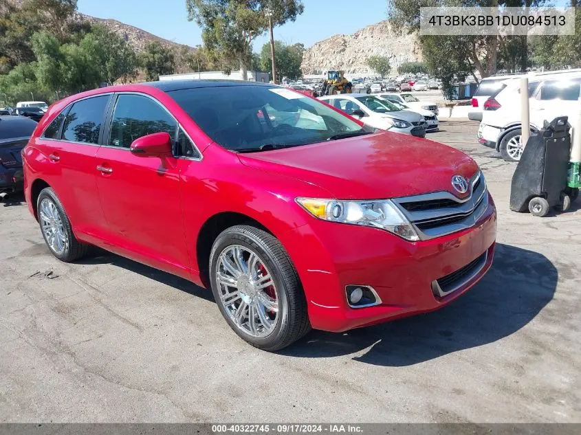 2013 Toyota Venza Xle V6 VIN: 4T3BK3BB1DU084513 Lot: 40322745