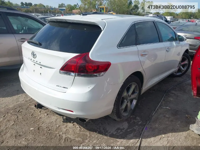 2013 Toyota Venza Le/Xle/Limited VIN: 4T3BK3BB2DU088795 Lot: 40366207