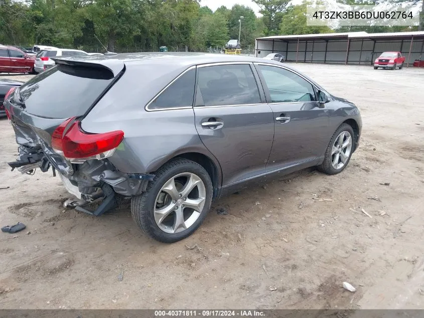 2013 Toyota Venza Xle V6 VIN: 4T3ZK3BB6DU062764 Lot: 40371811