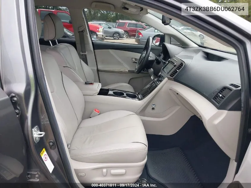 2013 Toyota Venza Xle V6 VIN: 4T3ZK3BB6DU062764 Lot: 40371811