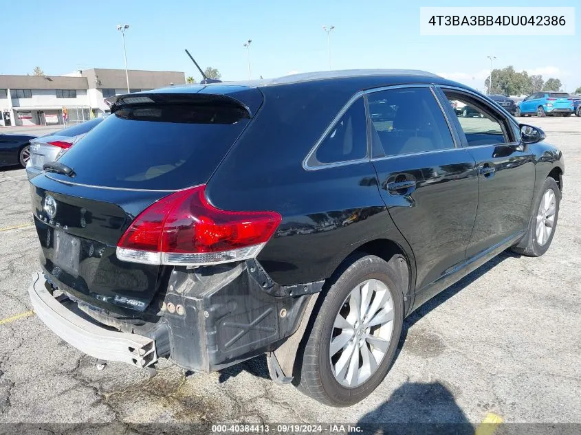 4T3BA3BB4DU042386 2013 Toyota Venza Le