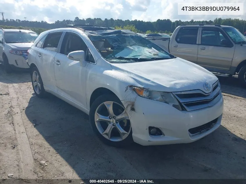 2013 Toyota Venza Le V6 VIN: 4T3BK3BB9DU079964 Lot: 40402545