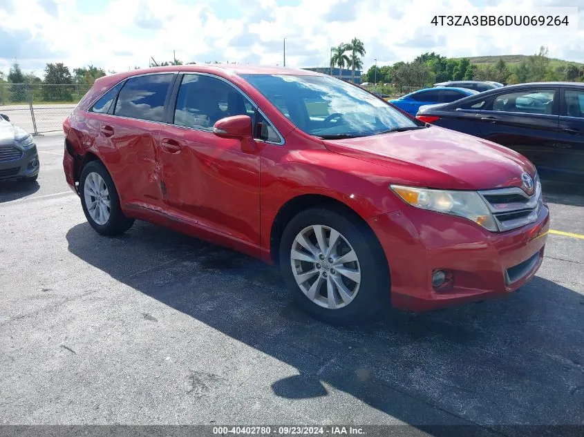 2013 Toyota Venza Le VIN: 4T3ZA3BB6DU069264 Lot: 40402780