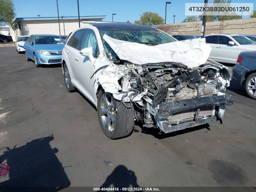 2013 Toyota Venza Xle V6 VIN: 4T3ZK3BB3DU061250 Lot: 40404416