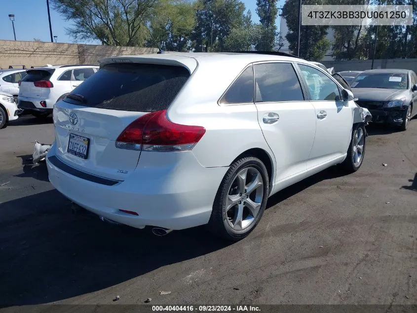 2013 Toyota Venza Xle V6 VIN: 4T3ZK3BB3DU061250 Lot: 40404416