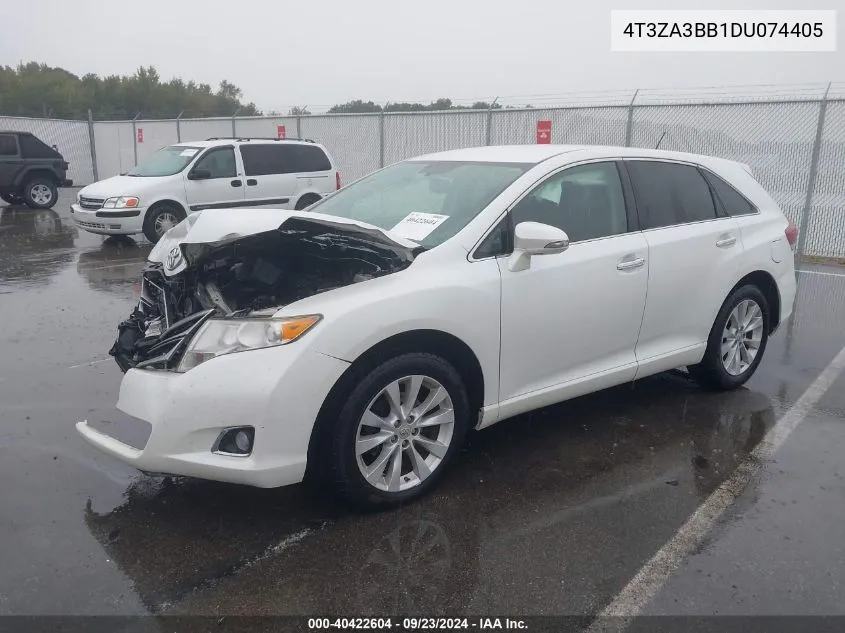 2013 Toyota Venza Xle VIN: 4T3ZA3BB1DU074405 Lot: 40422604