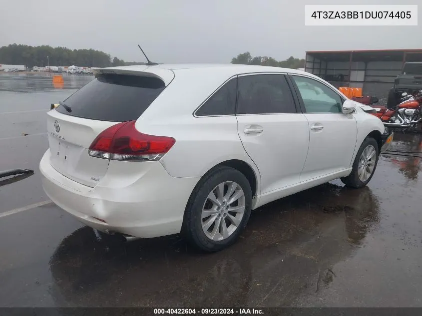 2013 Toyota Venza Xle VIN: 4T3ZA3BB1DU074405 Lot: 40422604