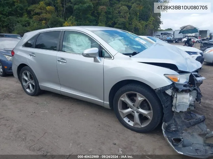 2013 Toyota Venza Xle V6 VIN: 4T3BK3BB1DU080705 Lot: 40432989