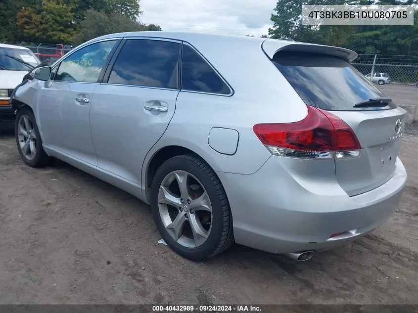 2013 Toyota Venza Xle V6 VIN: 4T3BK3BB1DU080705 Lot: 40432989