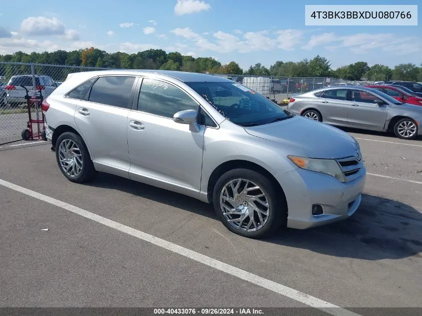 4T3BK3BBXDU080766 2013 Toyota Venza Le V6