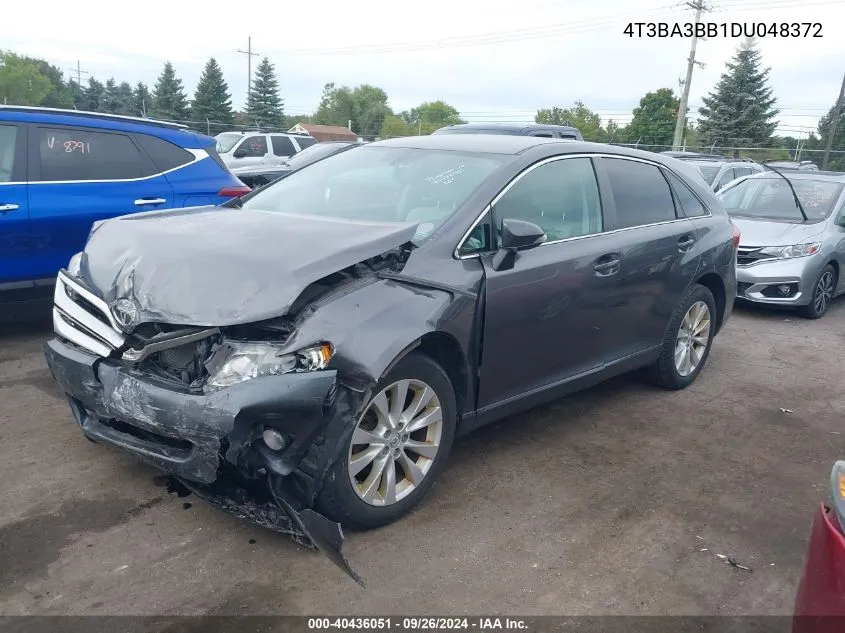 2013 Toyota Venza Le/Xle VIN: 4T3BA3BB1DU048372 Lot: 40436051