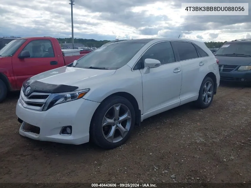 2013 Toyota Venza Base V6 VIN: 4T3BK3BB8DU088056 Lot: 40443606