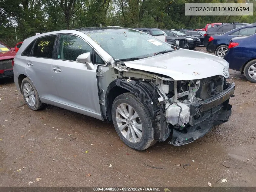 2013 Toyota Venza Xle VIN: 4T3ZA3BB1DU076994 Lot: 40448260