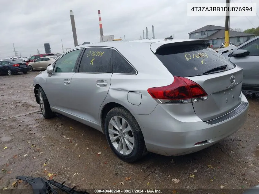 2013 Toyota Venza Xle VIN: 4T3ZA3BB1DU076994 Lot: 40448260