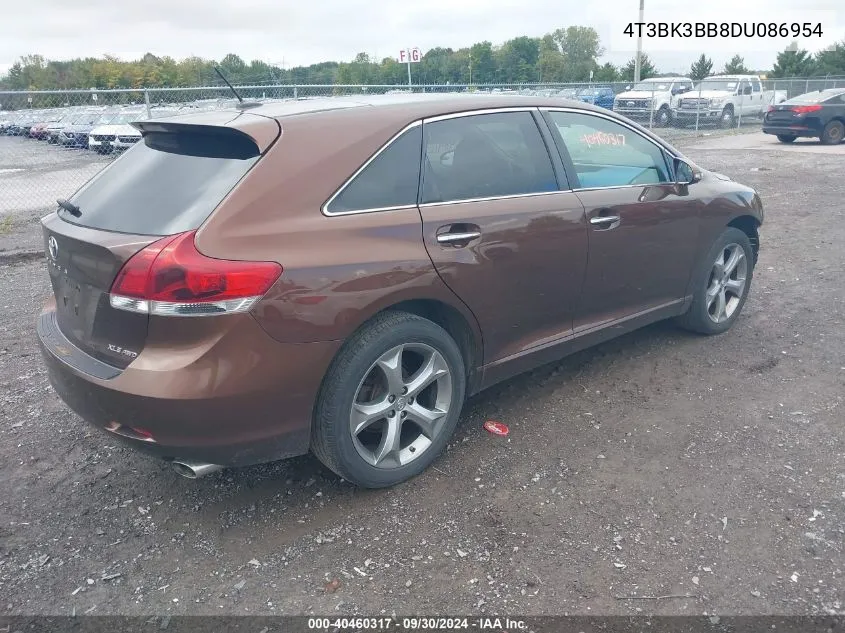 4T3BK3BB8DU086954 2013 Toyota Venza Le/Xle/Limited